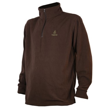 T297N - SWEAT POLAIRE MARRON