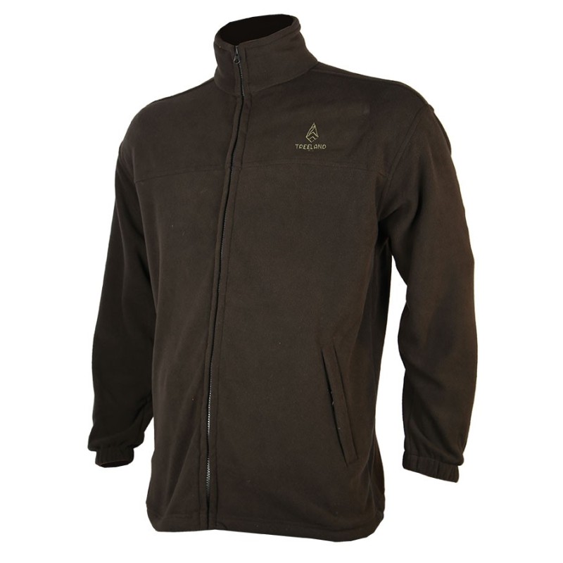 T301 - Blouson polaire bicolore vert