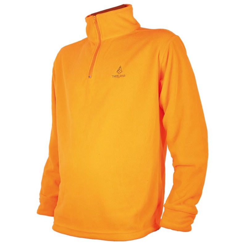 T298K - SWEAT POLAIRE ORANGE ENFANTS