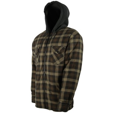 T512 - Chemise polaire sherpa verte