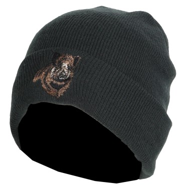 2463K - Bonnet broderie sanglier