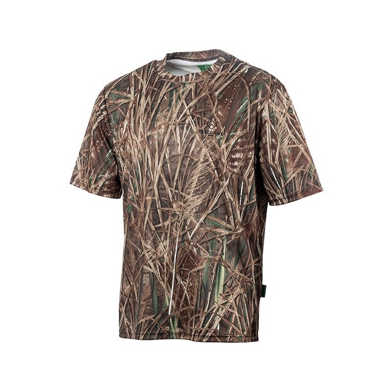 T003K - T-shirt camo roseaux enfants