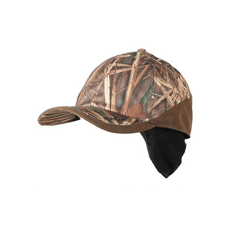 902C - Casquette chaude camouflage roseaux