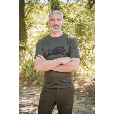 T008 - CAMISETA VERDE JABALÍ