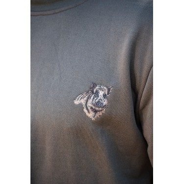 T200 - SUDADERA DE JABALÍ MARRÓN