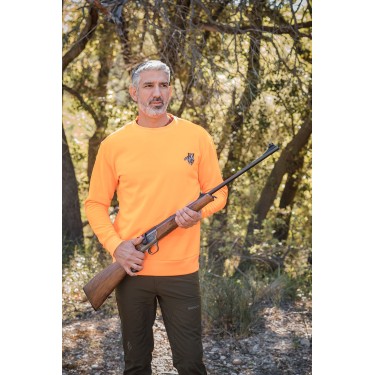 T201 - SUDADERA NARANJA JABALÍ