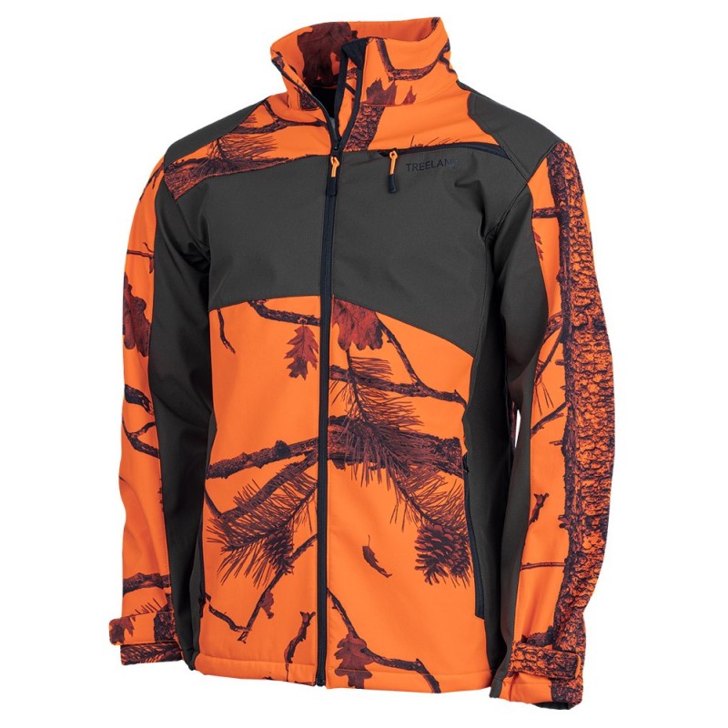 T403 -ORANGE SOFTSHELL JACKE