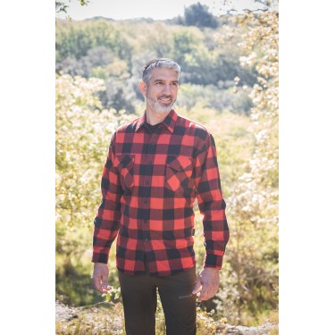 T504 - Chemise polaire rouge