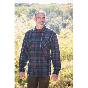 T507 - BLUE FLEECE SHIRT