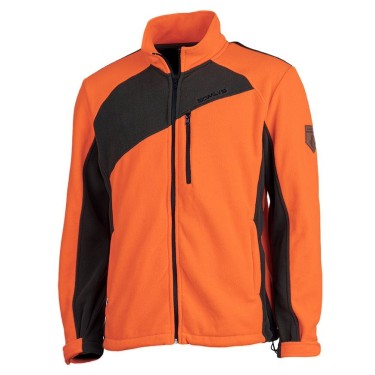402 - Blouson polaire softshell camouflage orange