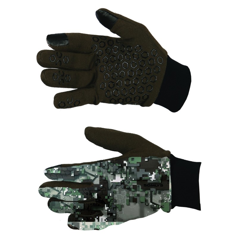 818 - GUANTES DE CAMUFLAJE VERDES