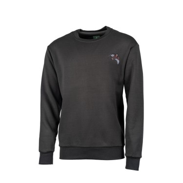 T204 - Sweat marron brodé