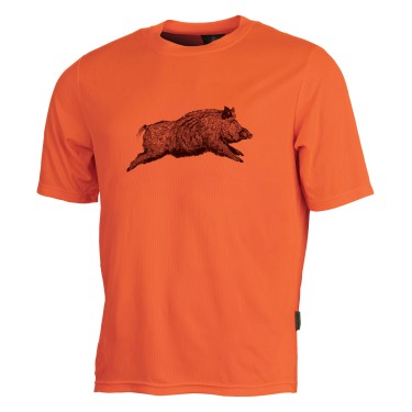 T009 - ORANGEFARBENES WILDSCHWEIN T-SHIRT