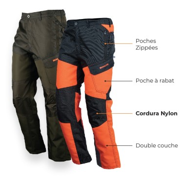 586 - FUSEAU CORDURA ORANGE 