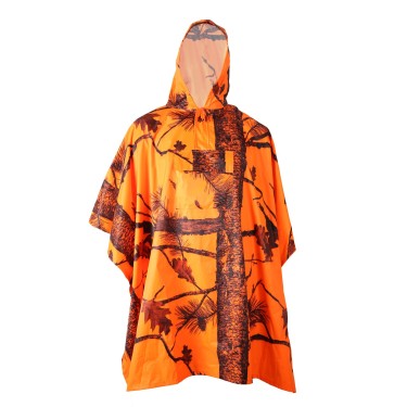 T426 - PONCHO CAMO ORANGE