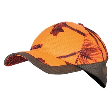 925 - Casquette EVO camouflage orange/vert