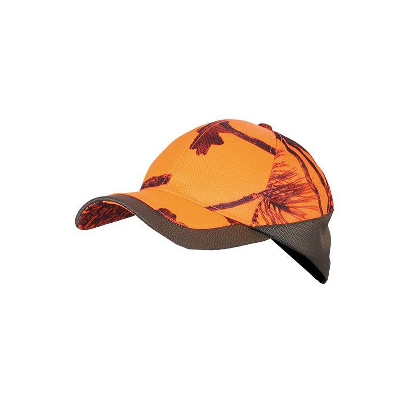 925 - Casquette EVO camouflage orange/vert