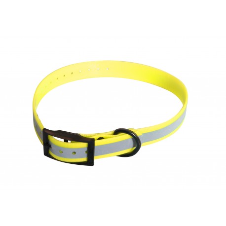 CRJ - Collier réfléchissant jaune 650mm*25*2.5mm