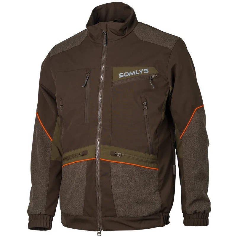 420 - Green sherpa softshell jacket