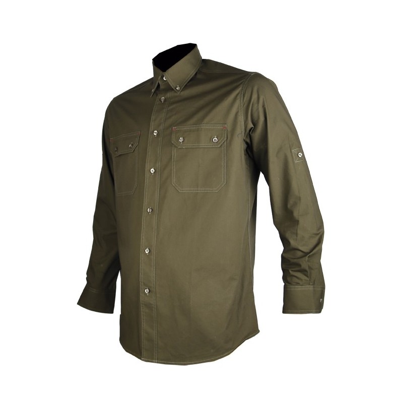 500 - Chemise verte transformable