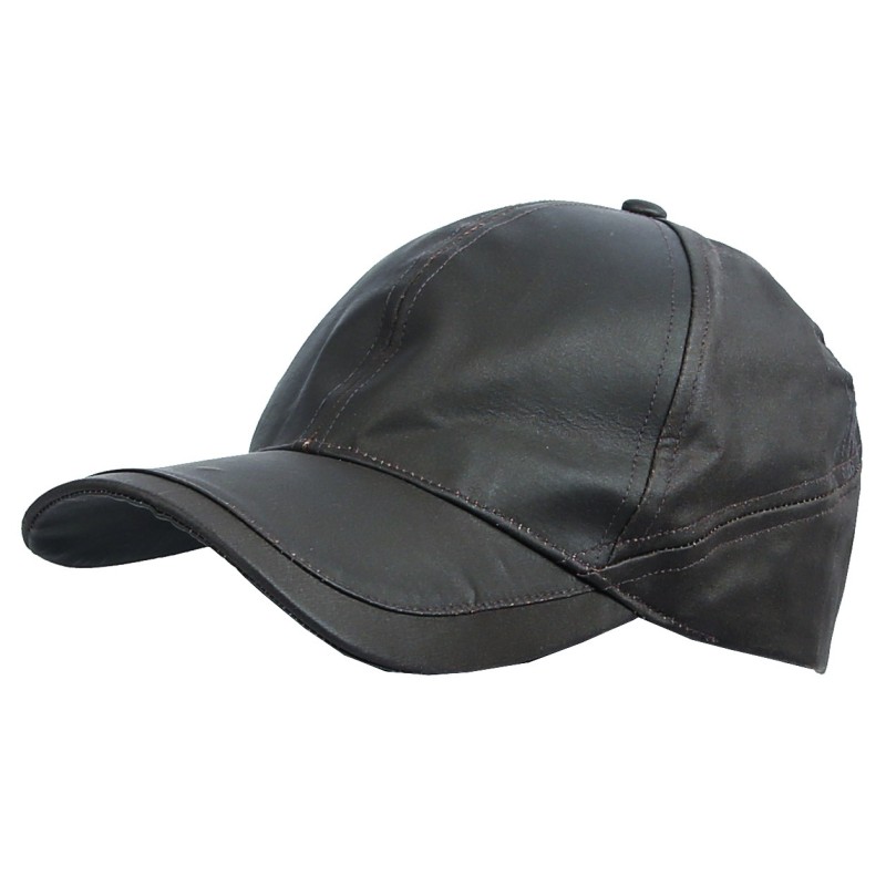 911 - Casquette façon cuir vieilli