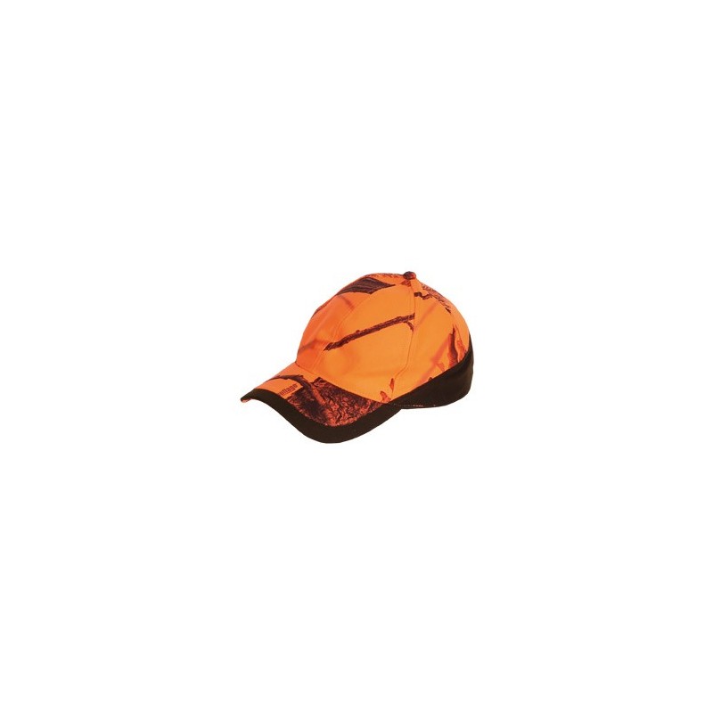 906K - Casquette camouflage orange enfant
