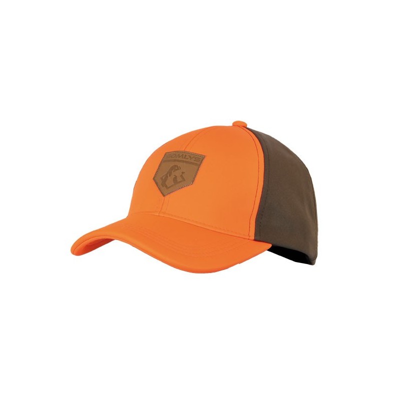 924 -  Casquette chaude orange/vert