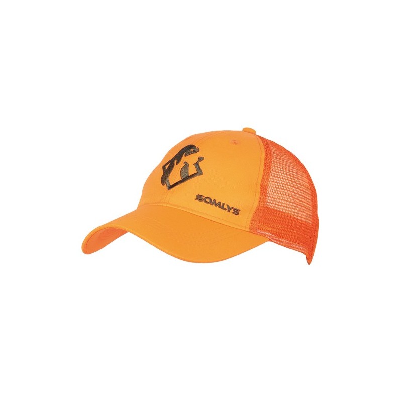920 - Casquette maille orange