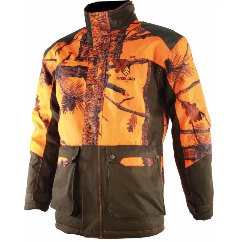 T613 - Veste chaude de poste camouflage orange