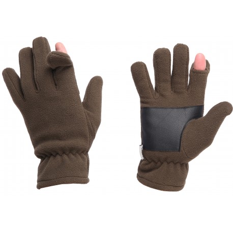 T1001 - BRAUNE FLEECEHANDSCHUHE