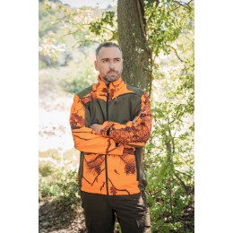 T403 -VESTE SOFTSHELL ORANGE