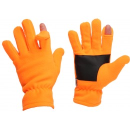 T1000 - ORANGEFARBENE FLEECEHANDSCHUHE