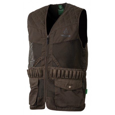 T609N - Gilet de chasse vert