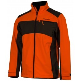 T402 - BRAUNE SOFTSHELL-JACKE
