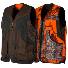 T610K - Gilet réversible enfant orange/camo forest