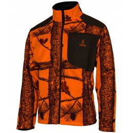 T315 - Veste Treeland T315 réversible camo orange/vert