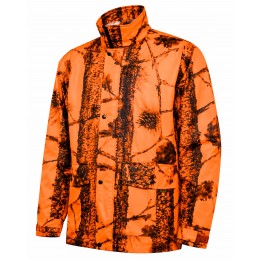 T414 - Abrigo largo de camuflaje naranja